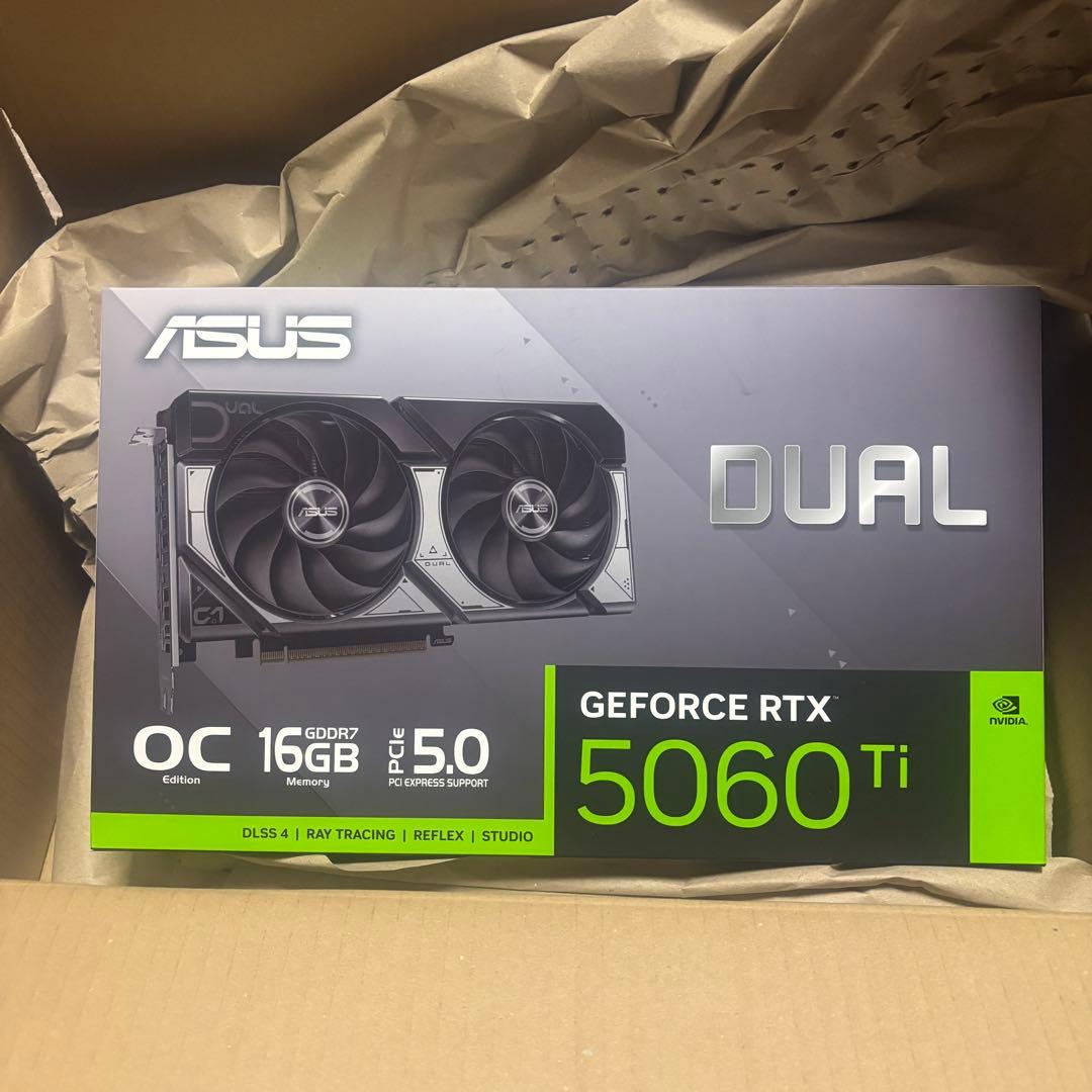 グラフィックボード・グラボ・ビデオカード ASUS GeForce RTX 5060 Ti OC 16GB