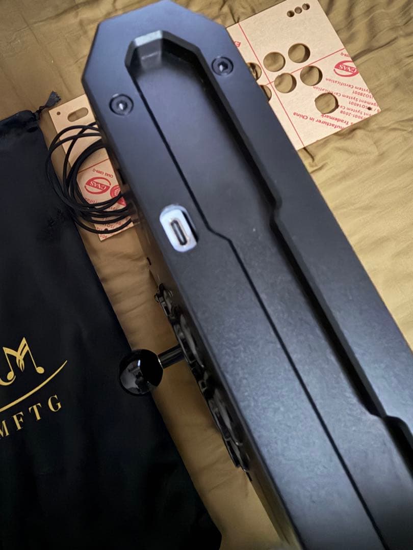 DRMFTG DRM JS 24mm アケコン 透明アクリル天板付き