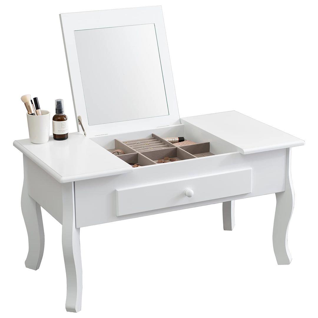 コスメテーブル ローテーブル ホワイト アンティーク 姫系 かわいい