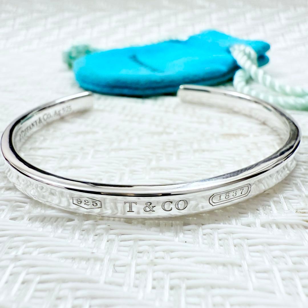 ティファニー TIFFANY&Co 1837 カフ ナロー バングル 925
