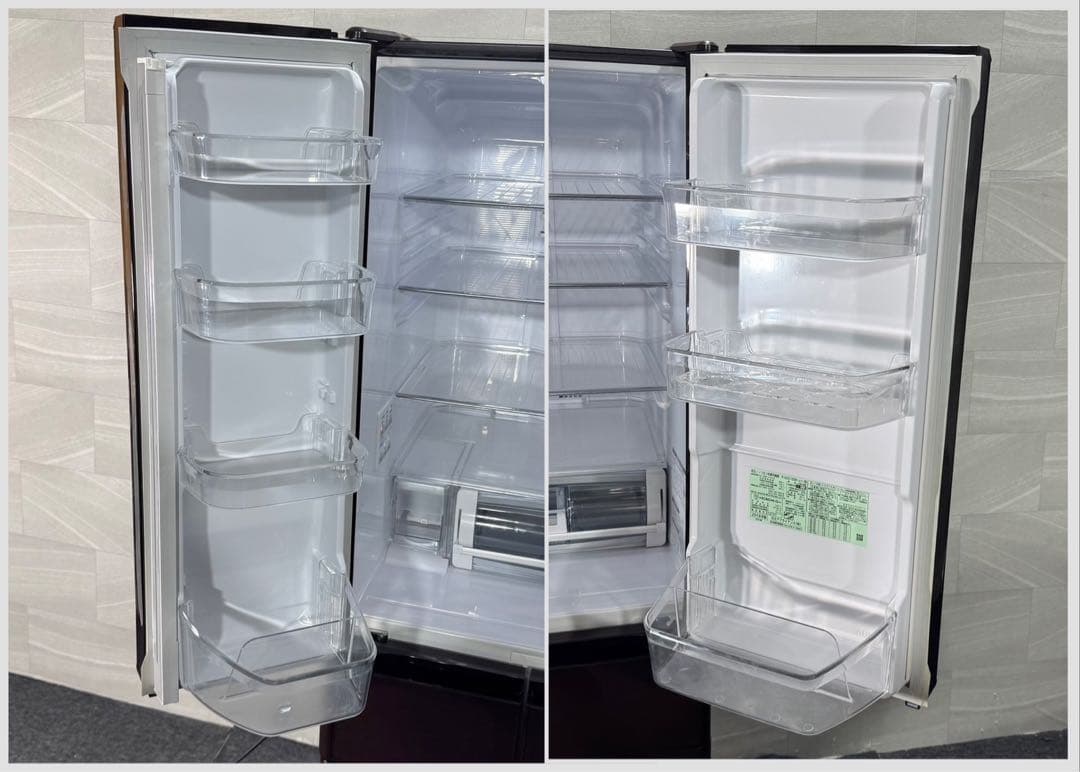 HITACHI 大型 冷蔵庫 真空チルド R-GS5100H 6ドア d4092