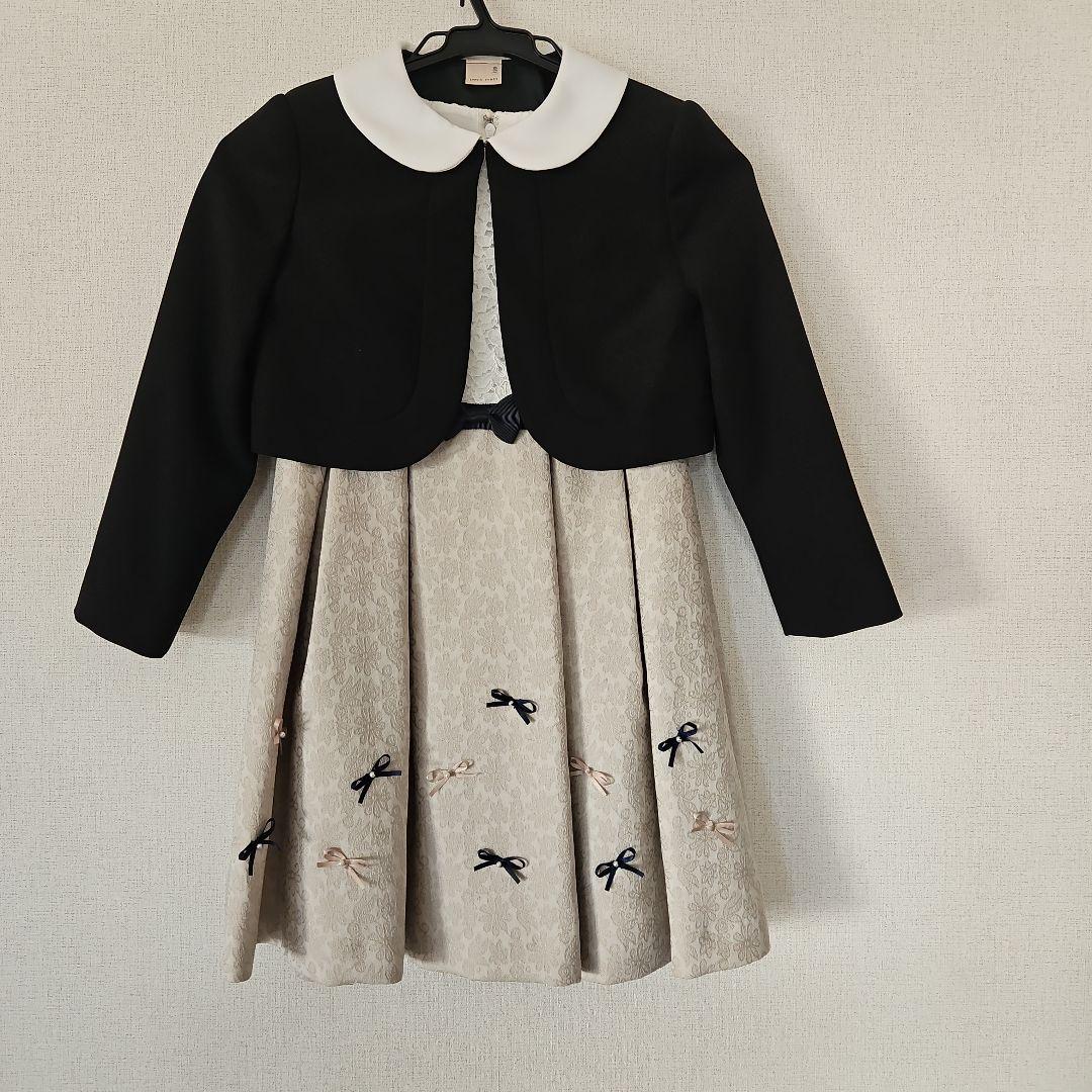 プティマイン　フォーマル　ワンピース　120　 靴　靴下　コサージュセット