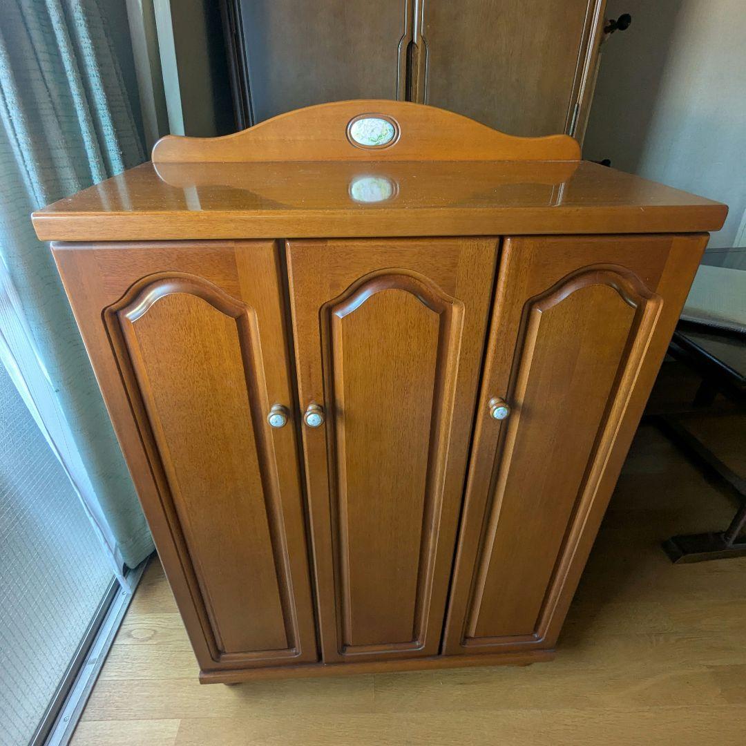 シューズラック 木製 アンティーク 靴箱 収納棚