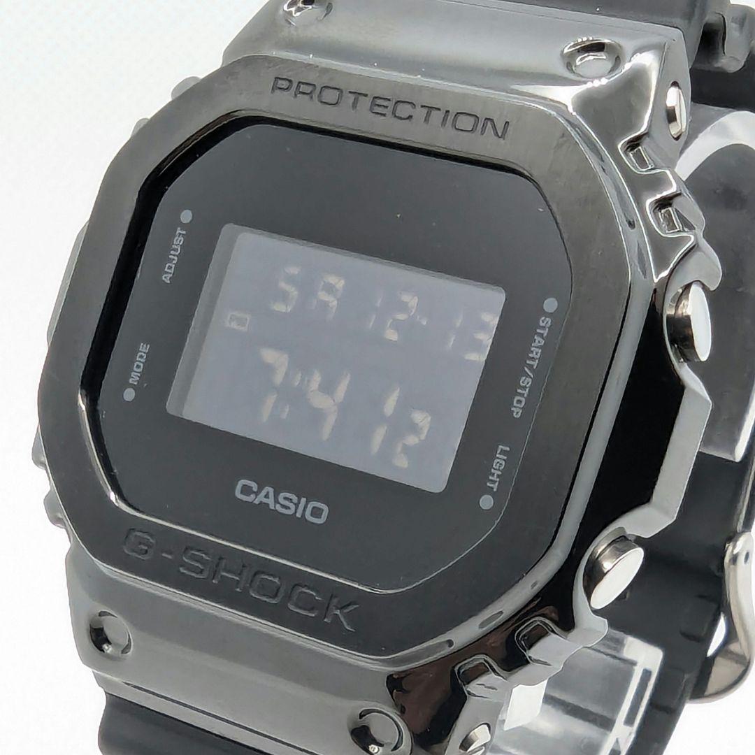 【稼働】CASIO G-SHOCK スクエア メンズ ブラック 腕時計