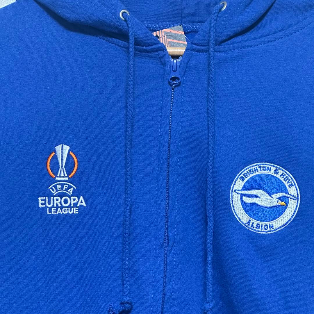 【新品未使用】ブライトン UEFA ヨーロッパリーグ フード付きパーカー S