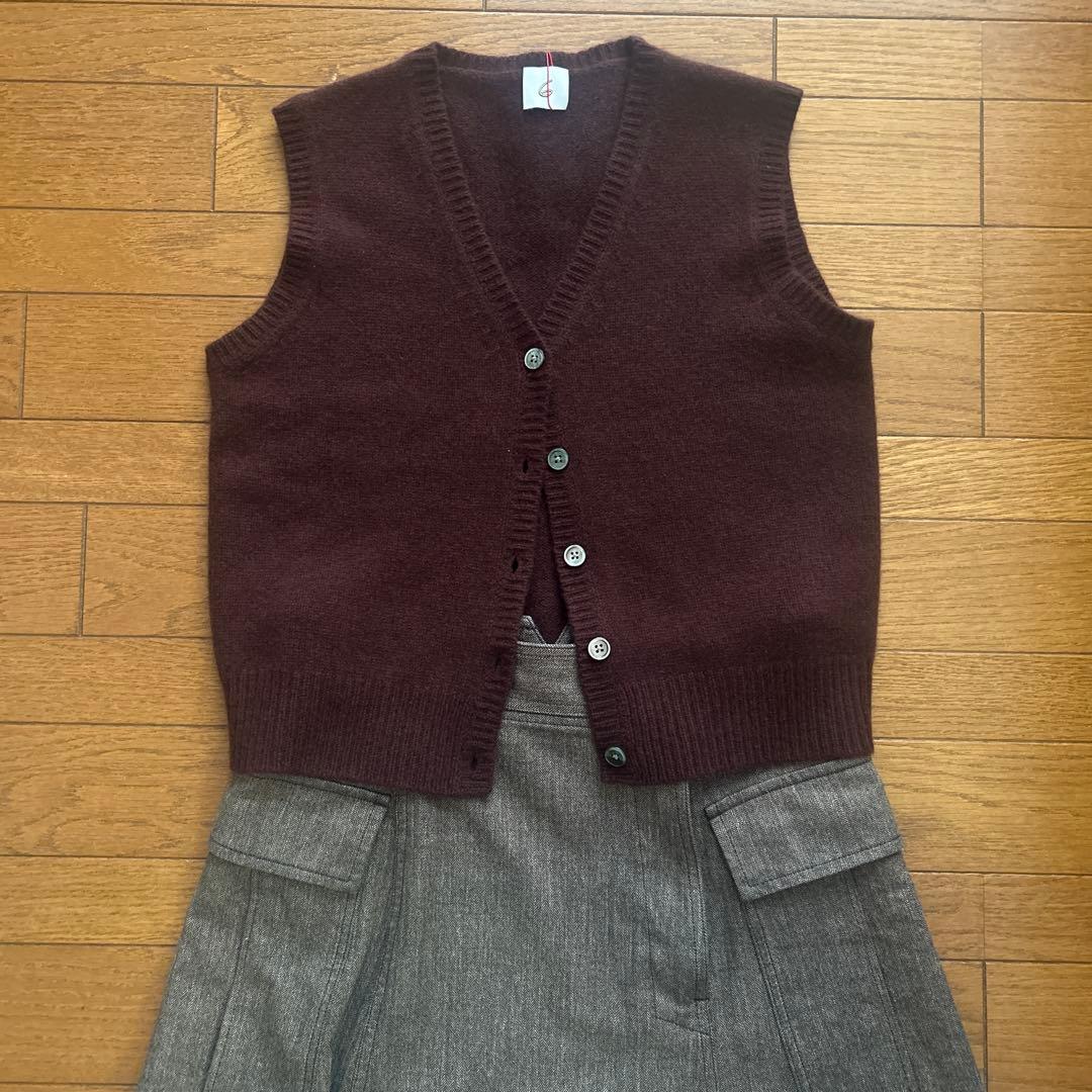 6 ROKUカシミヤベスト