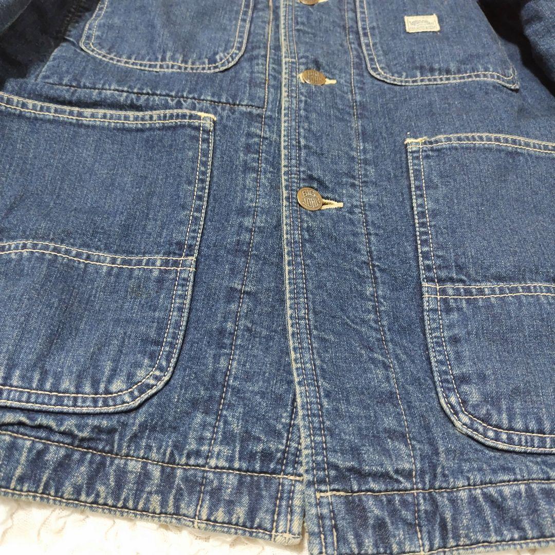 【美品】ビッグジョン ブランケット カバーオール デニムジャケット