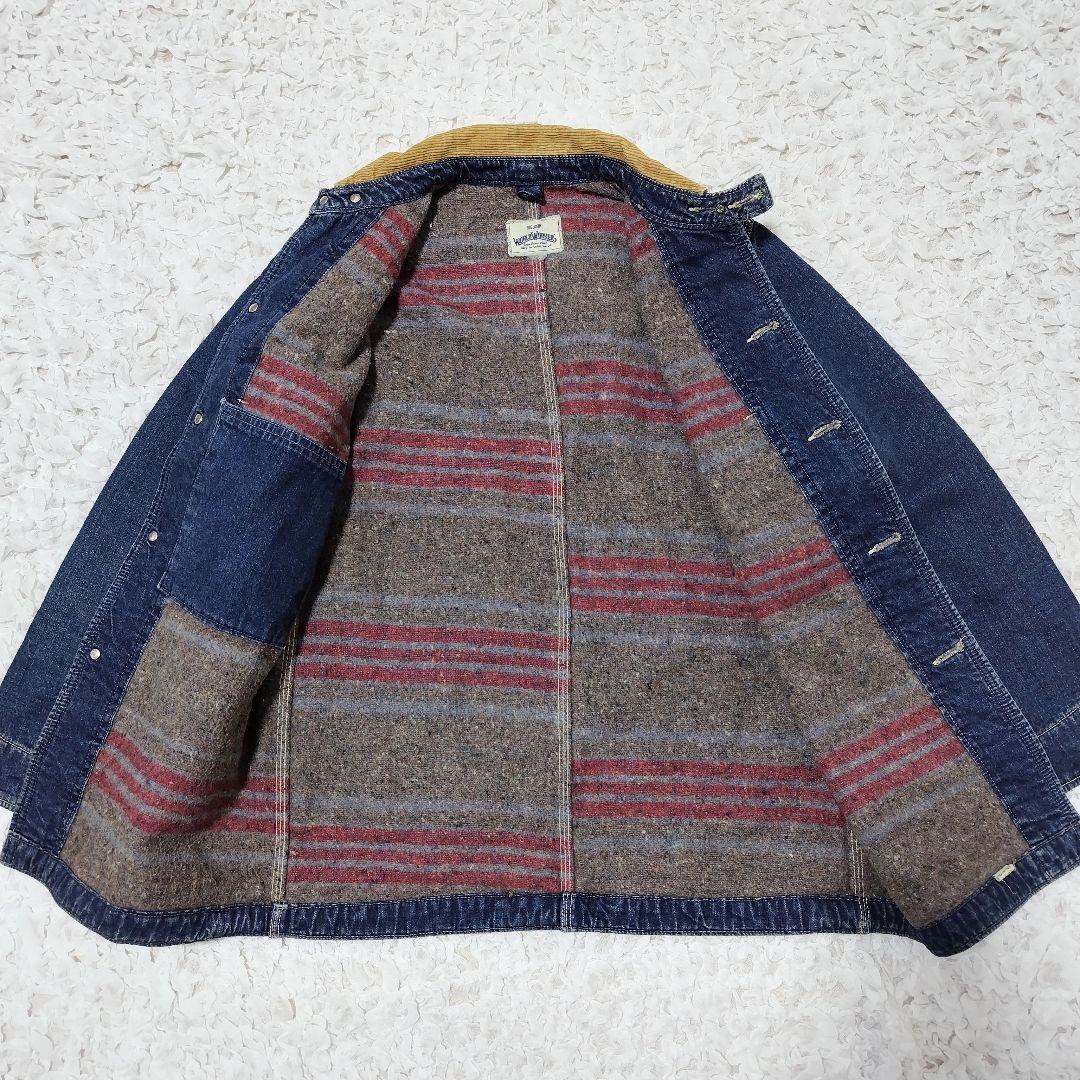 【美品】ビッグジョン ブランケット カバーオール デニムジャケット