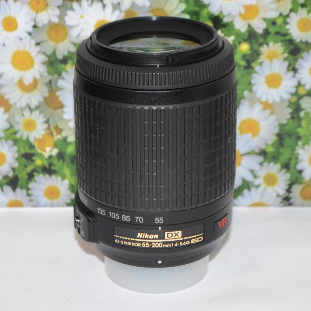 美品☆ニコン Nikon AF-S 55-200mm☆望遠レンズ☆手振れ補正つき