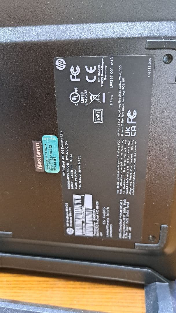 I-O DATA モニターHPデスクトップPC と周辺機器