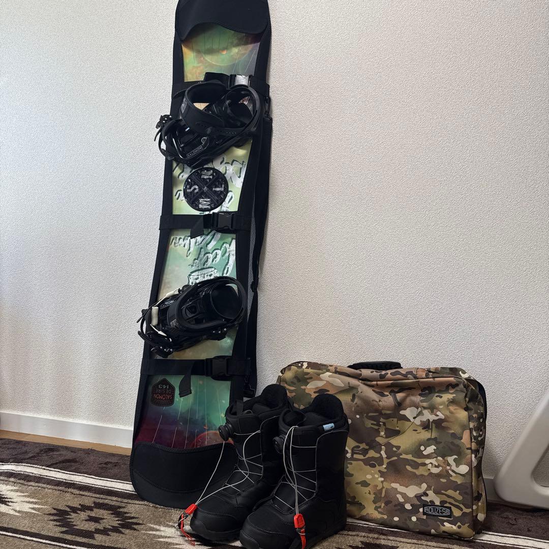 スノボー板ブーツ3点セット