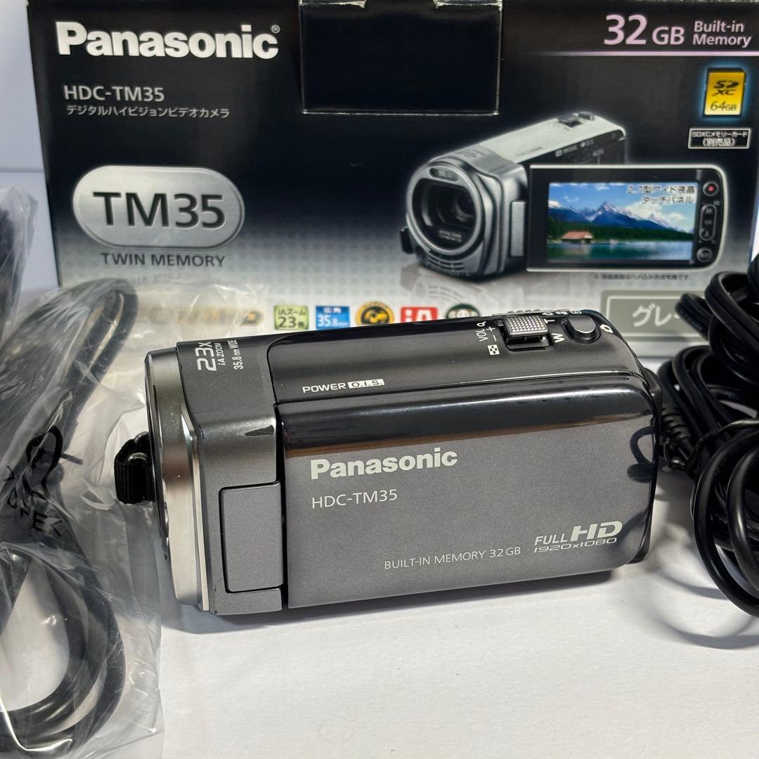 パナソニック ビデオカメラ HDC-TM35 付属品完備