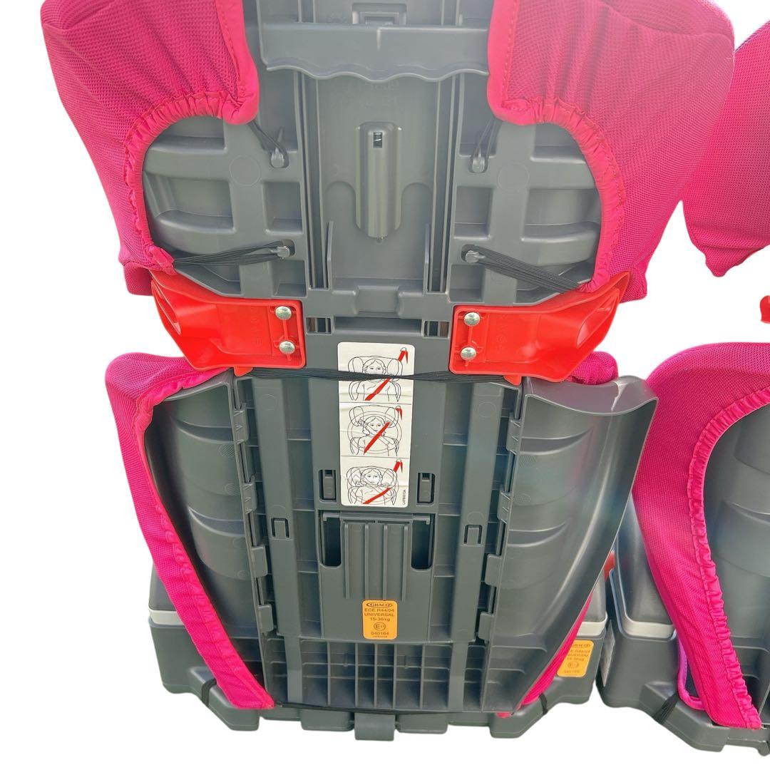 グレコジュニアシート ジュニアマキシカラーズ　ピンク　2台セット