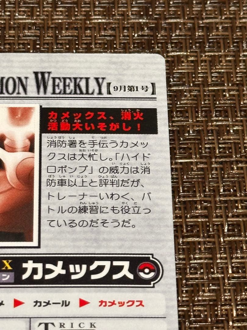 ポケモンカード「カメックス、消化活動大いそがし！」
