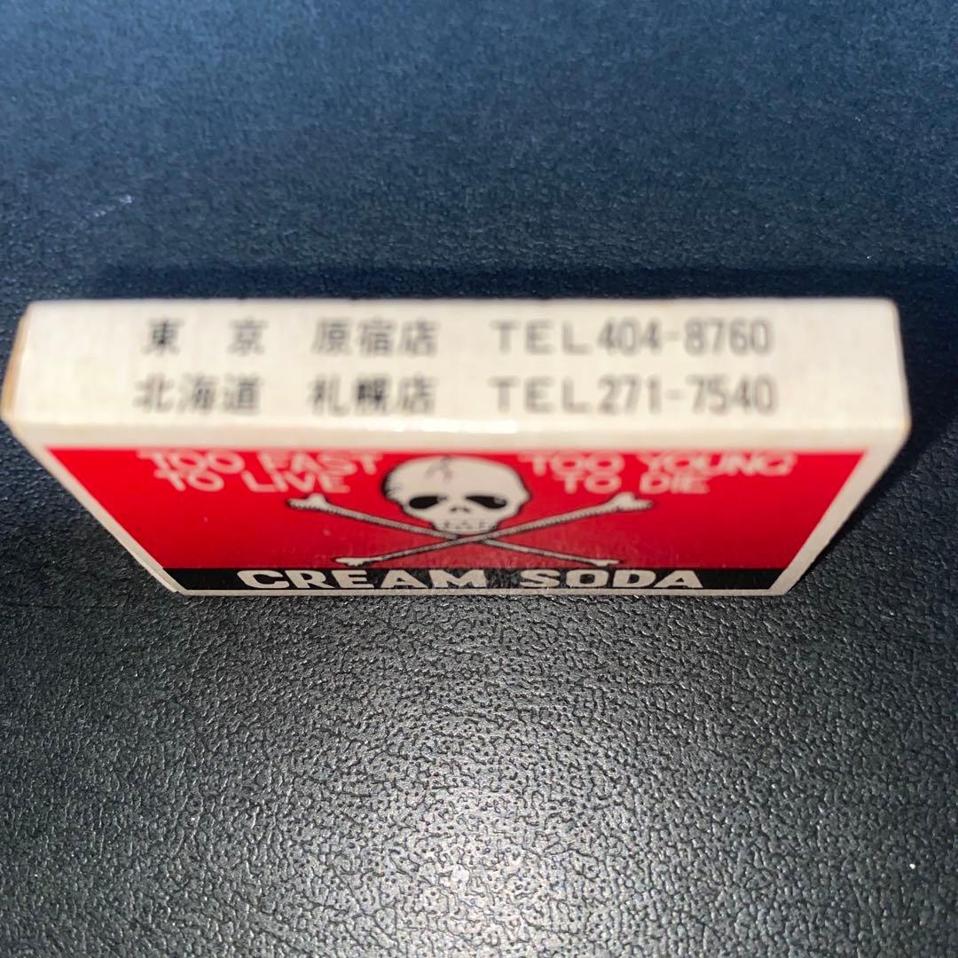 【希少】CREAM SODA クリームソーダ マッチ箱 ステッカー　メモ帳