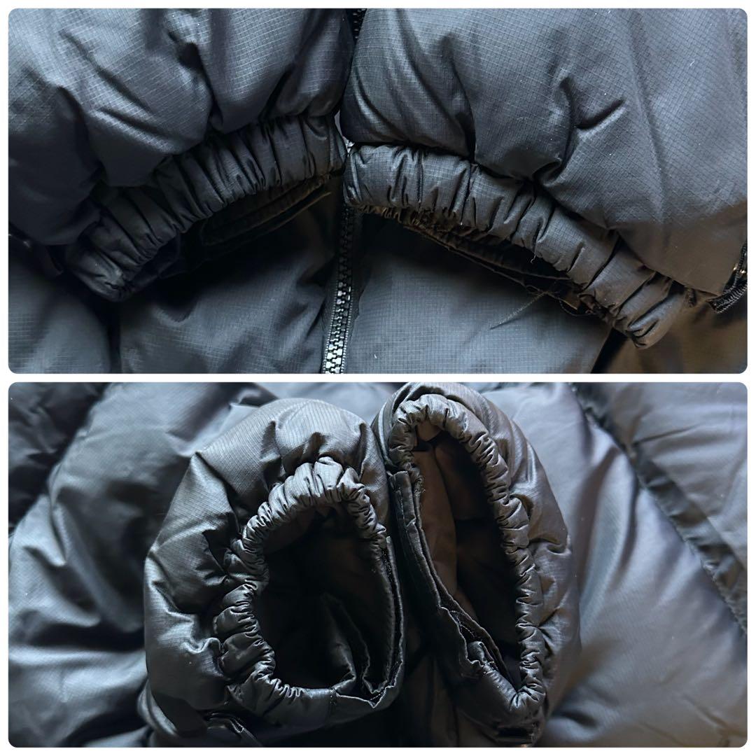 XXL 肉厚 ノースフェイス ヌプシ ダウンジャケット 700フィル 黒 メンズ