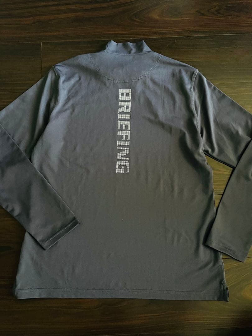 ブリーフィング　モックネック　レディース　グレー　M