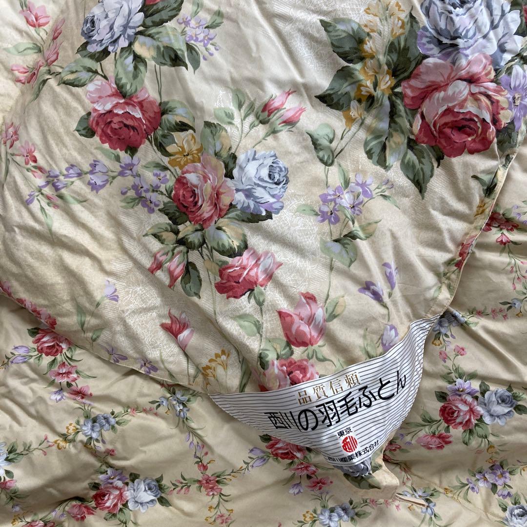 優*ム様 羽毛掛布団　ダブル　西川の羽毛ふとん　ワイルドダックダウン95%