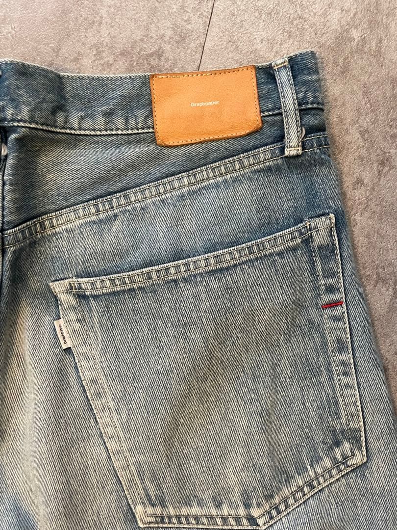 【美品】Graphpaper SELVAGE DENIM FIVE POCKET