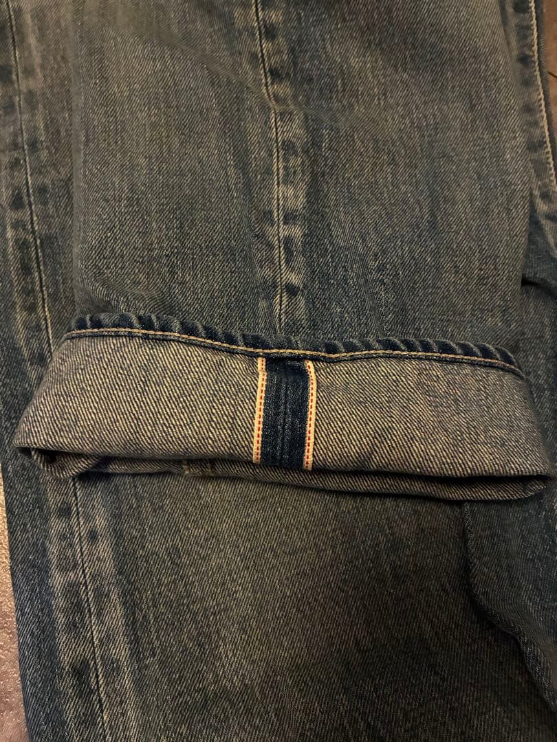 【美品】Graphpaper SELVAGE DENIM FIVE POCKET