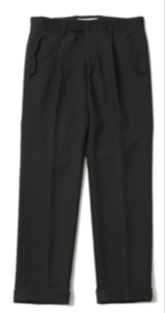 RUDE GALLERY TUCK TROUSERS BLACK 5（XL）美品