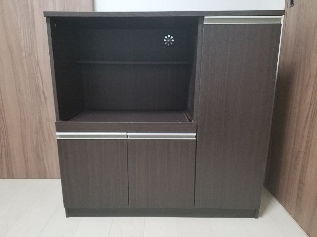 ニトリ　レンジ台　 8890770　ダークブラウン