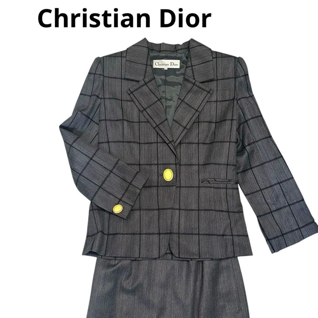 クリスチャンディオール スーツ　ジャケット ブレザー 金ボタン