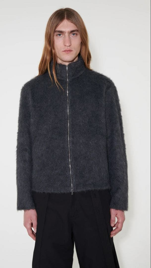 トップス Our legacy SHRUNKEN FULLZIP POLO 50