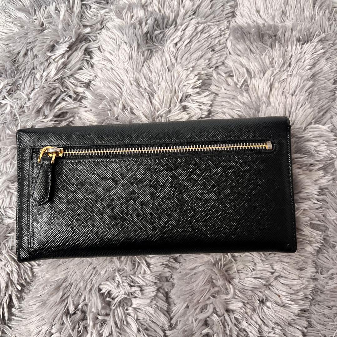 PRADA サフィアーノ　マルチカラー　長財布　メタルロゴ　サフィアーノ