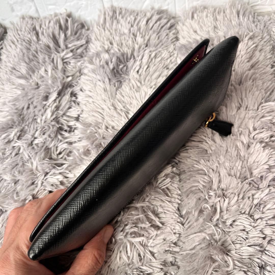 PRADA サフィアーノ　マルチカラー　長財布　メタルロゴ　サフィアーノ