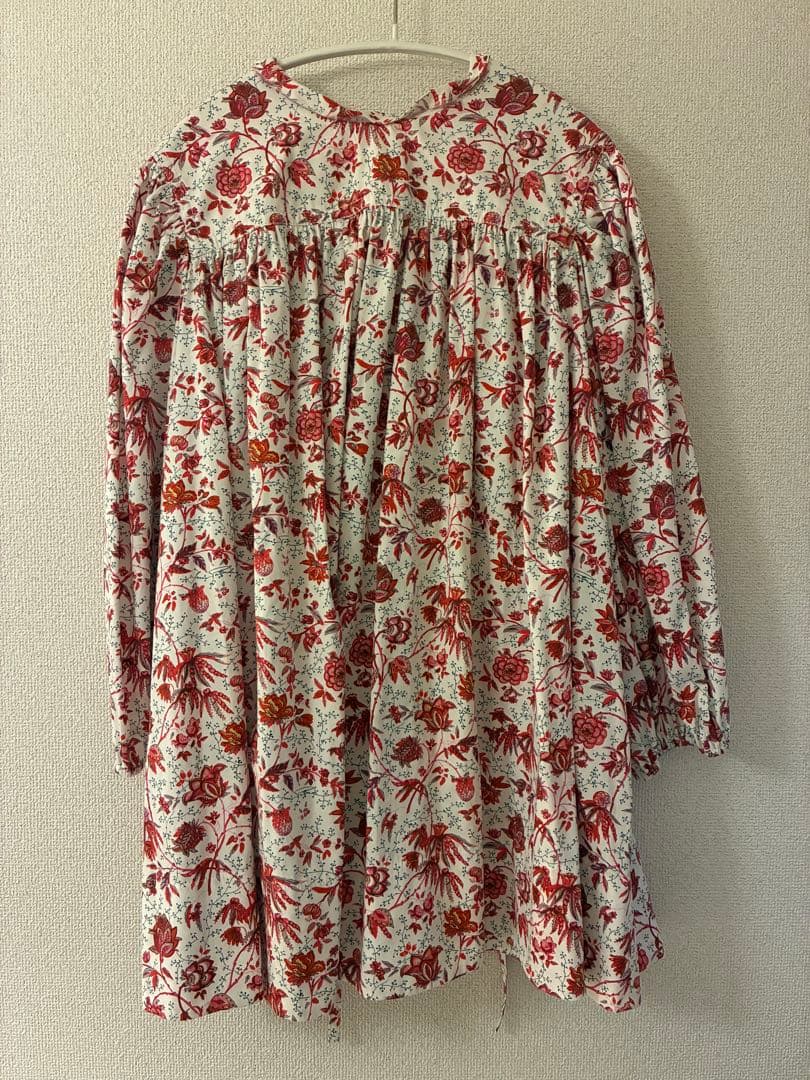 PATOU 花柄コットン 長袖ブラウス