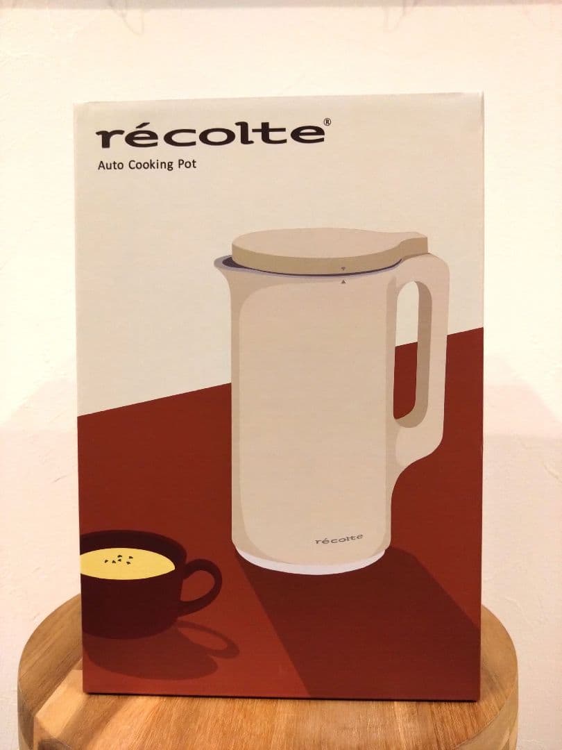 【未使用】récolte オートクッキングポット クリームホワイト