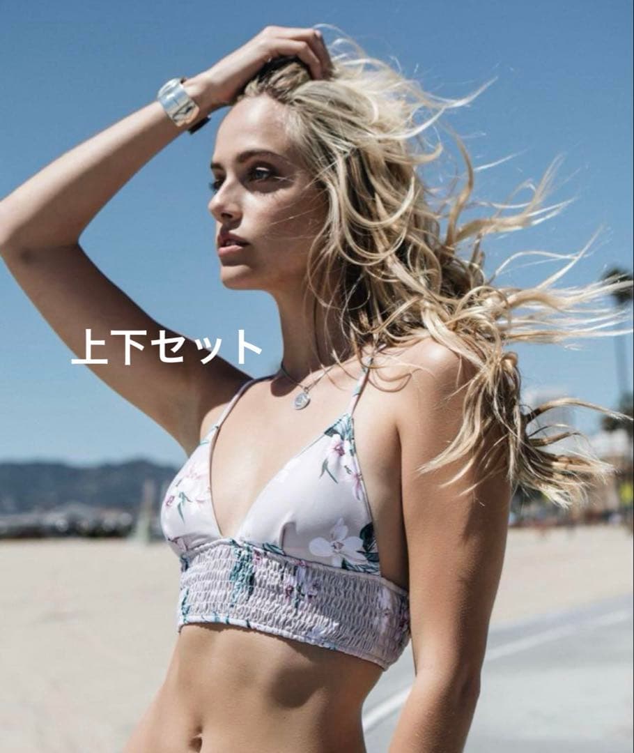 Alexia Stam フラワープリント 水着 S