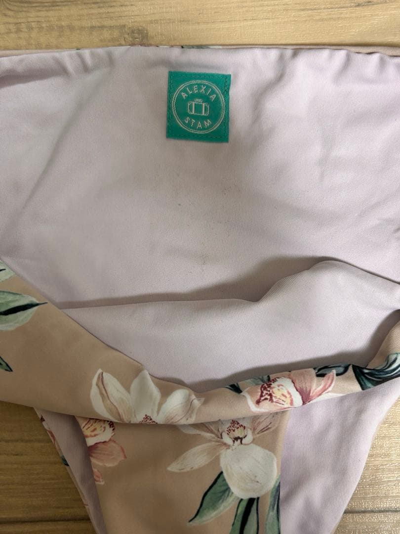 Alexia Stam フラワープリント 水着 S