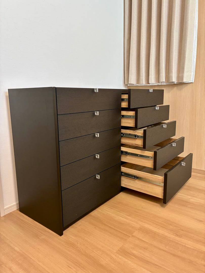 ffさん専用IDC OTSUKA] 送料込 タンス 5段チェスト 府中家具