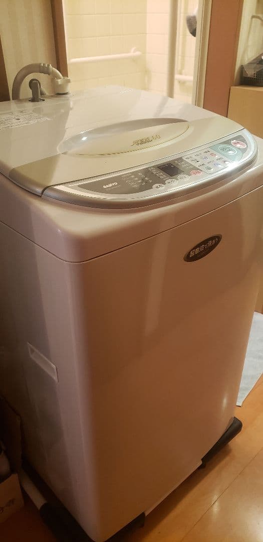 SANYO 全自動洗濯機 6.0kg シルバー