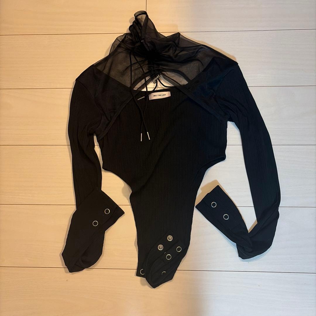 トップス Melt the lady round cut body