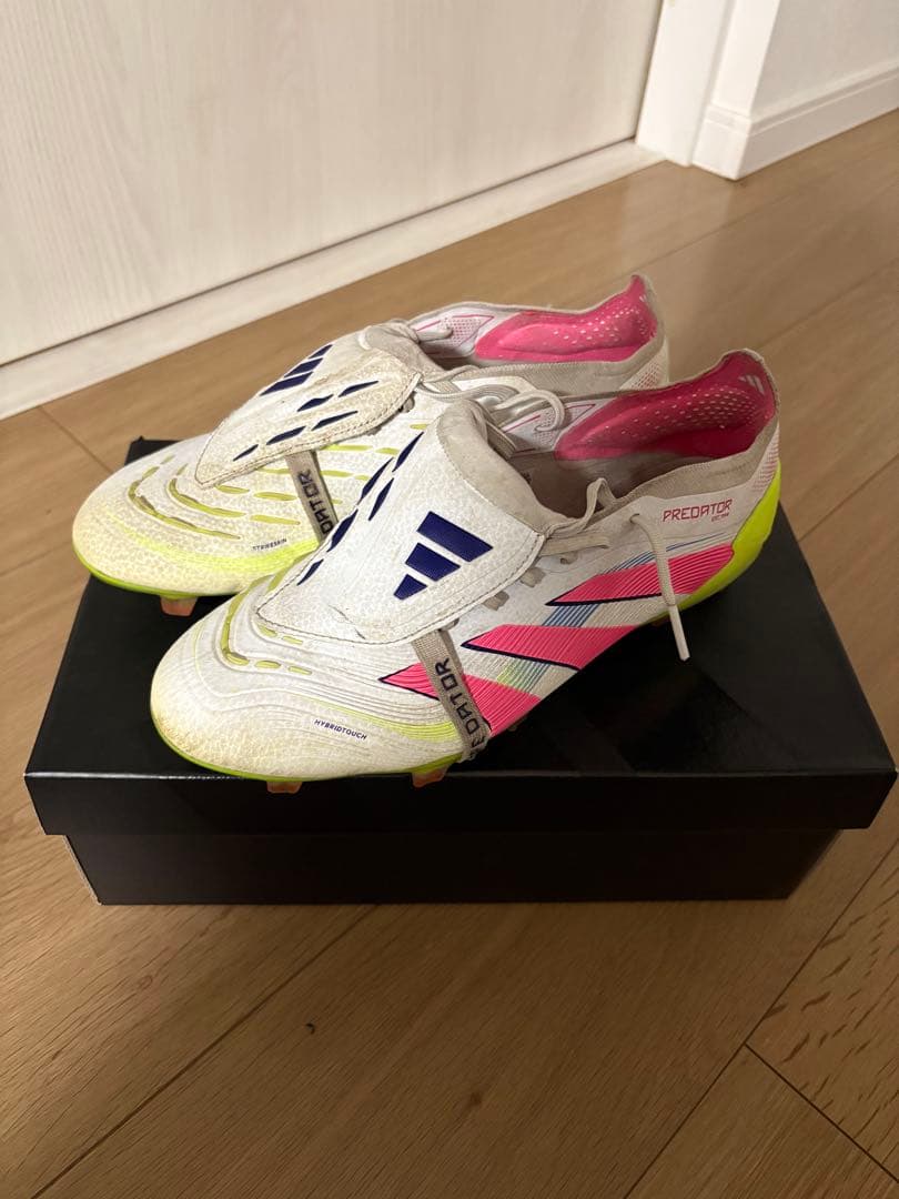 プレデターFT FG （フットウェアホワイト/ルシッドピンク/ルシッドレモン）