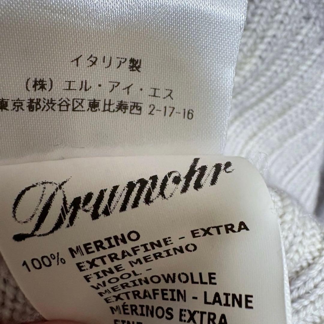 美品★Drumohr ドルモア グレー タートルニット　size50