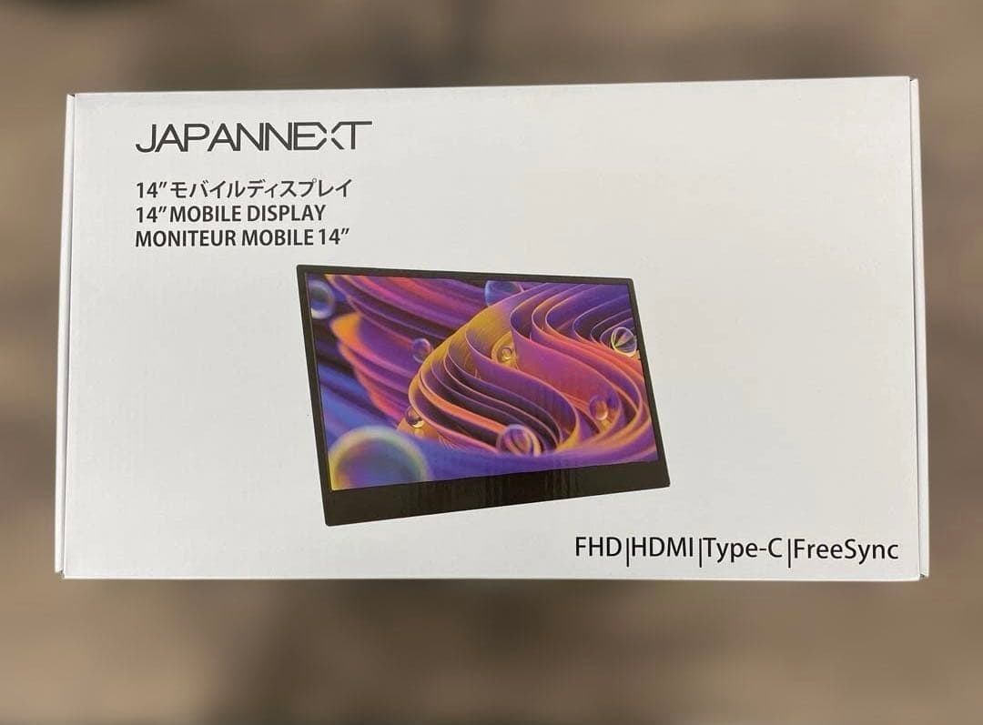 JAPANNEXT 14インチモバイルモニター JN-MD-IPS14F-T
