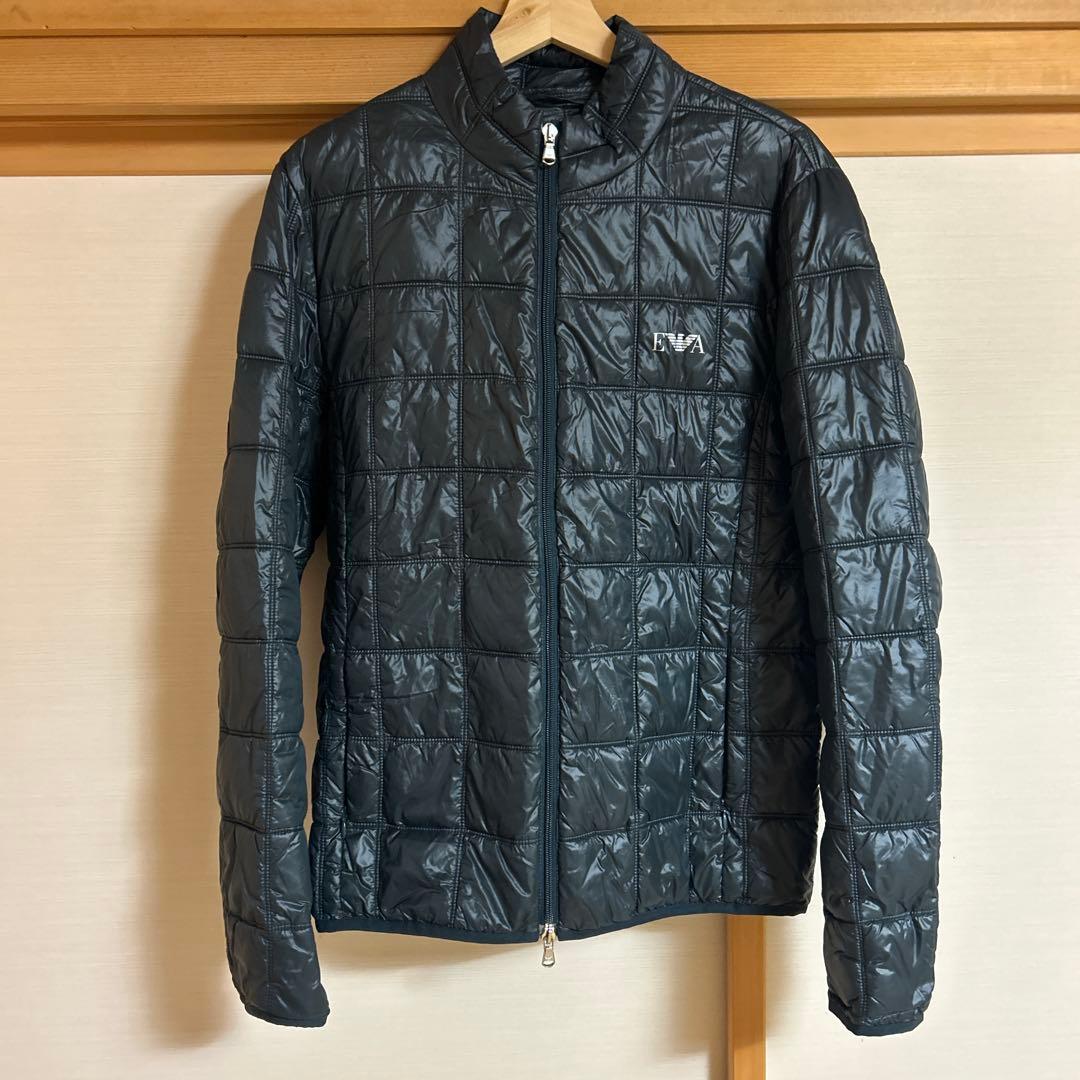 アルマーニ ダークグリーン　ダウンジャケット