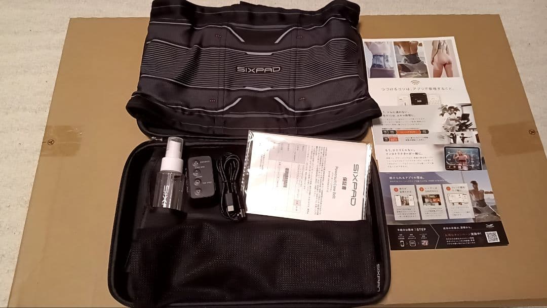 SIXPAD コアベルト ブラック(Mサイズ)