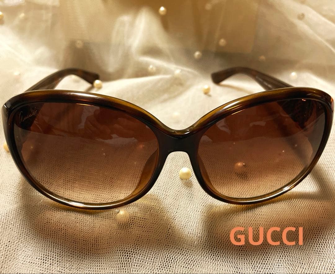 未使用品 GUCCI グッチ サングラス GG3726 ブラウン ベッコウ柄