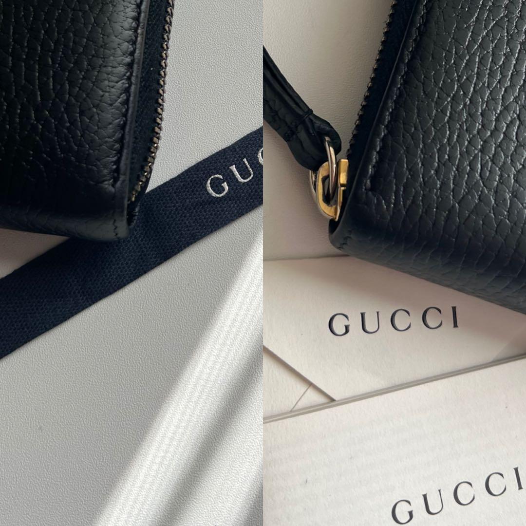 69 極上美品 GUCCI グッチ マーモント 長財布 ラウンドファスナー