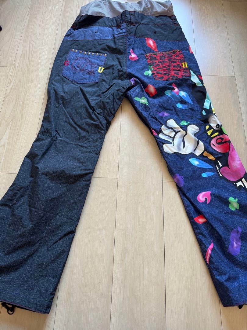 【希少】gush スノボウエア　XL 上下セット　ピエロ
