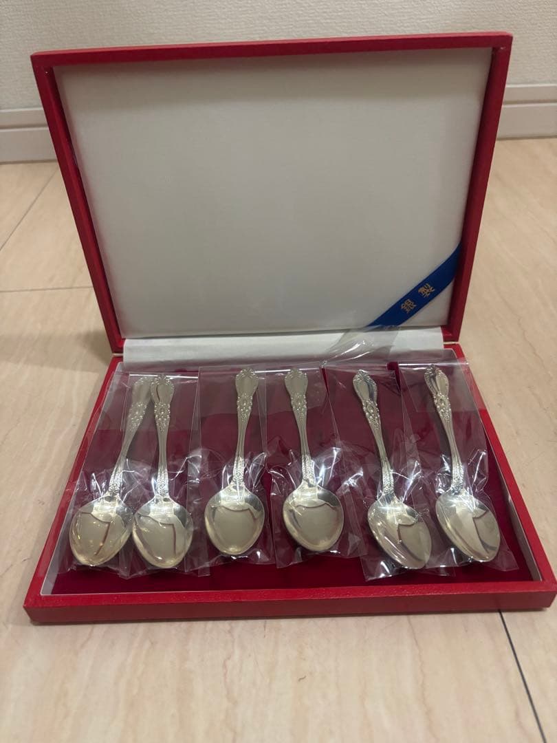 シルバースプーン 6本セット ギフトボックス付き