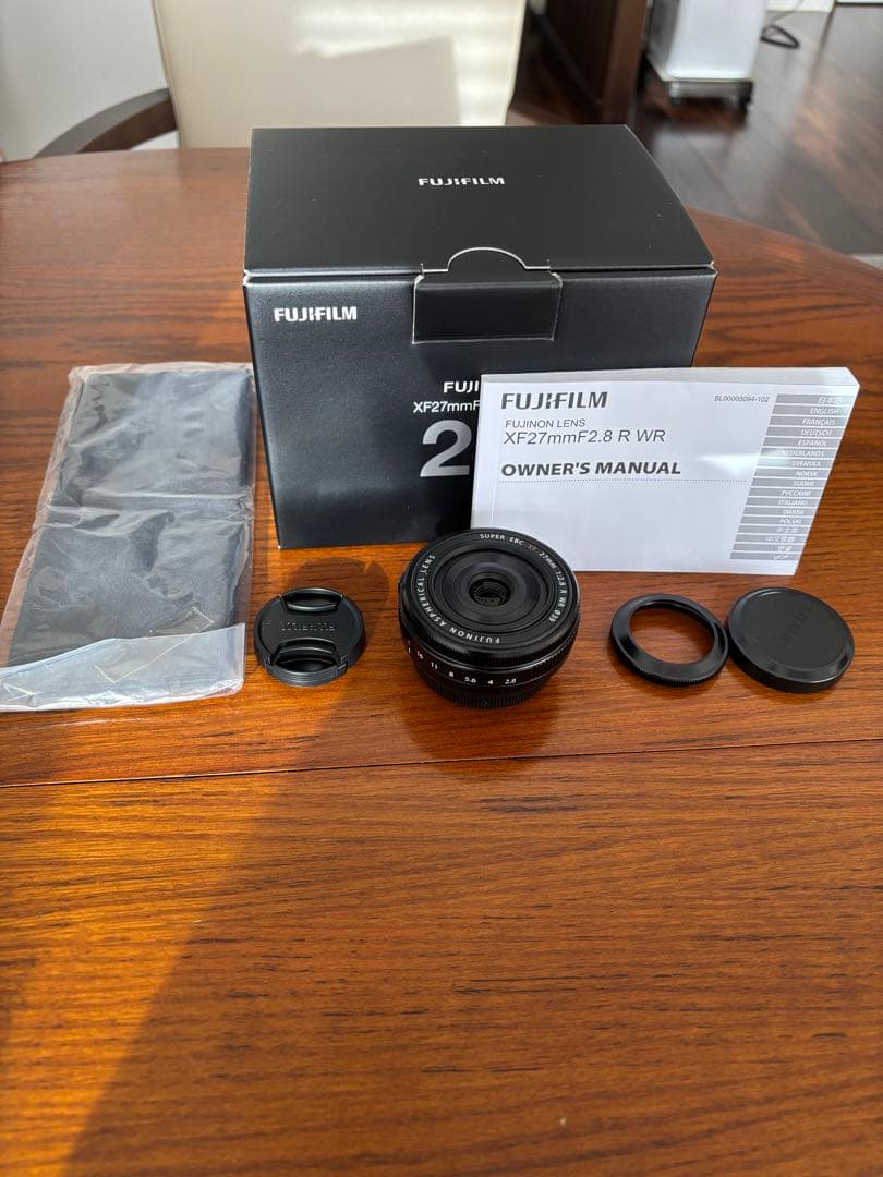 FUJIFILM XF27mmF2.8 WR 新品同様