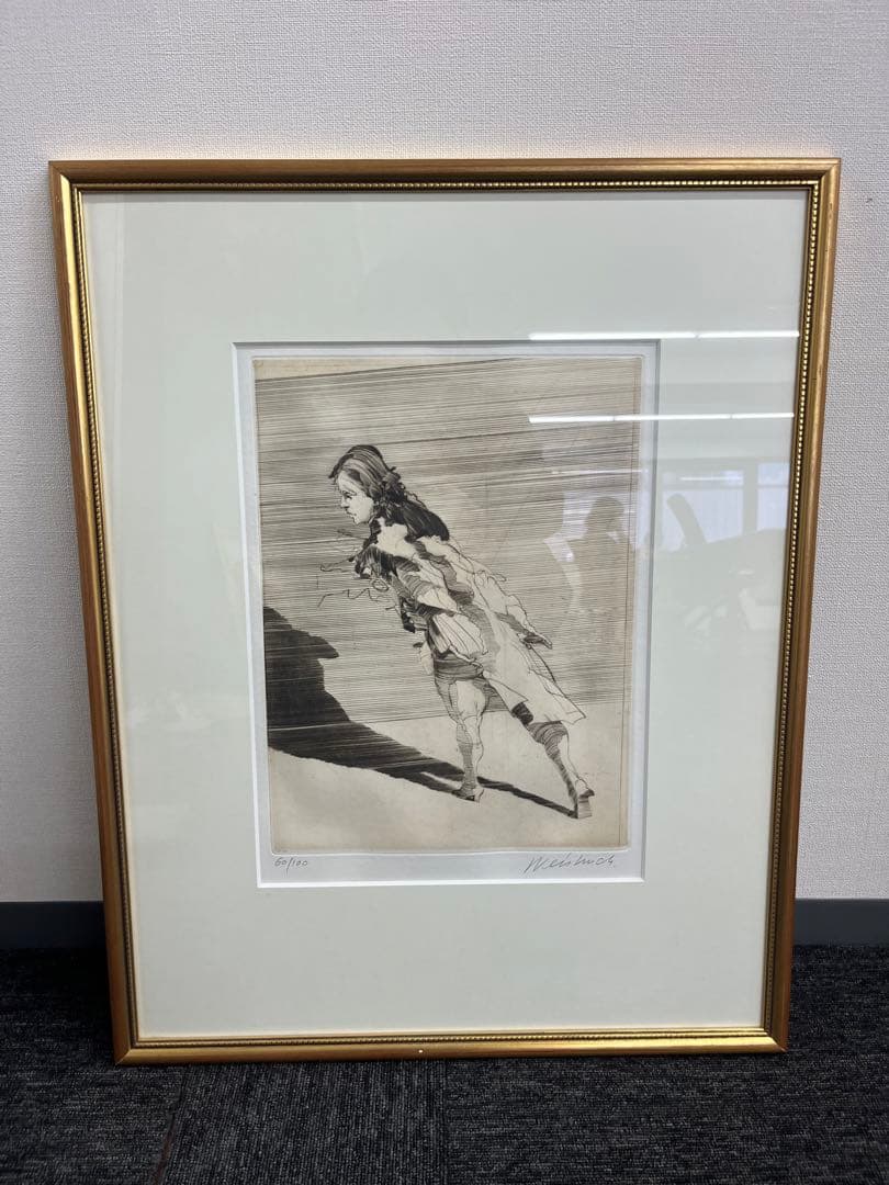 リトグラフ　クロード・ワイズバッシュ　「アマデウス」　直筆サイン　60/100