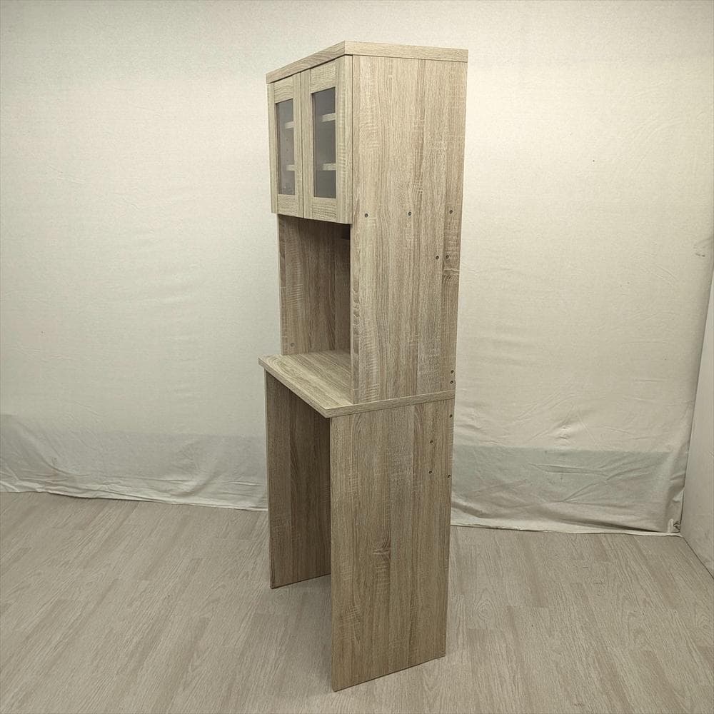 美品　lowya　ロウヤ　レンジボード　レンジ台　食器棚　家電収納　収納　整理