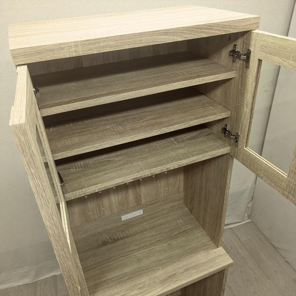 美品　lowya　ロウヤ　レンジボード　レンジ台　食器棚　家電収納　収納　整理